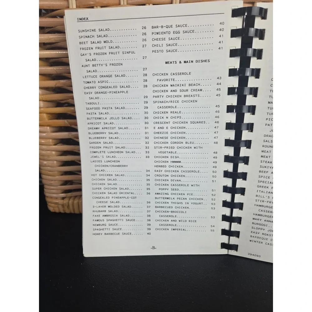 First United Methodist Church Cookbook Waynesville, North Carolina 1991 Spiral